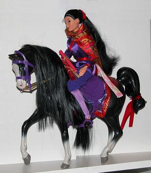 Mulan mit Pferd