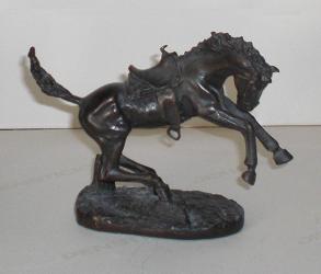 Bronzepferd Ponyexpress