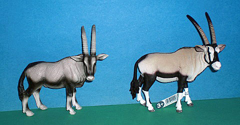 Oryx und weisses Oryx