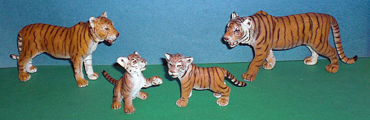 Bengal Tigerfamilie