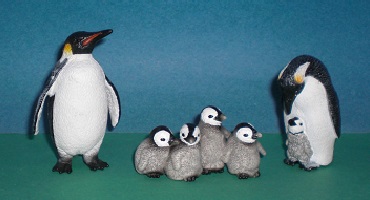 Kaiserpinguinfamilie